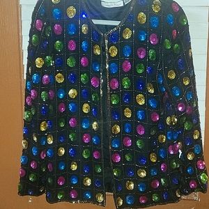 Vintage disco fashion Leslie Faye lookout